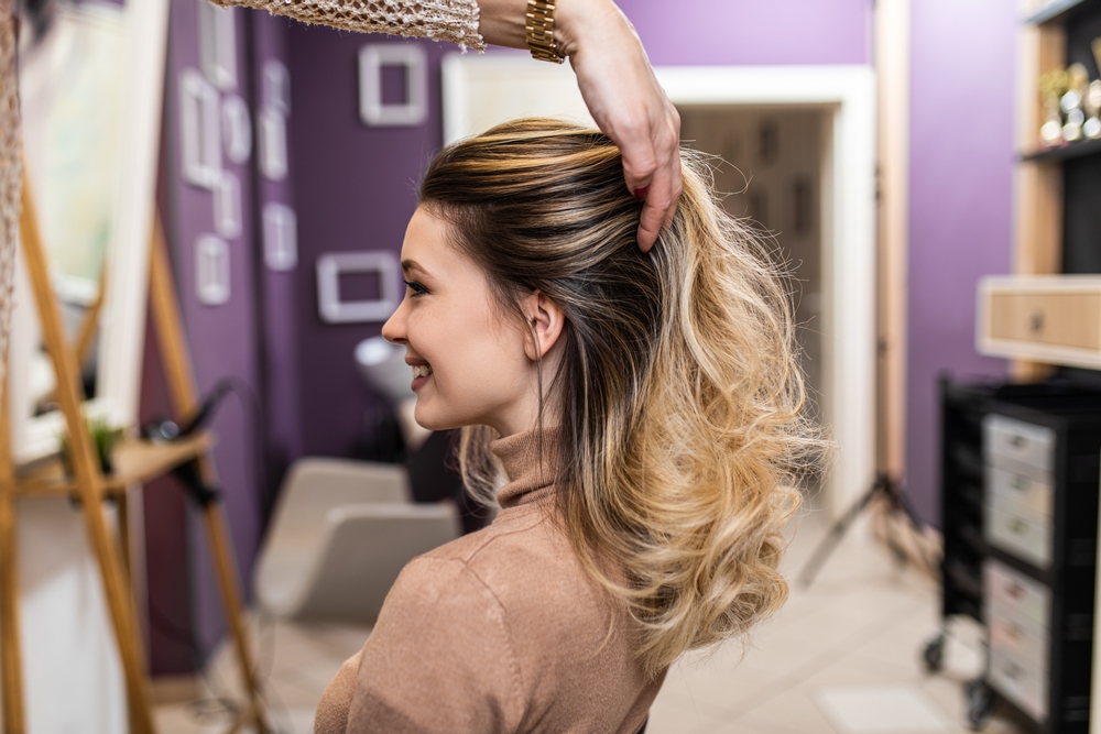 copper balayage hair color fairfax va musa denis hair studio